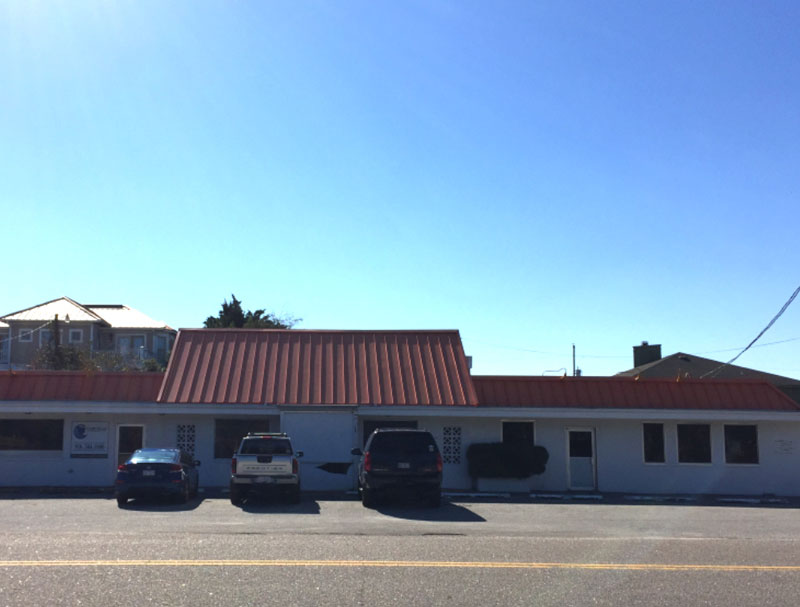 Photo of front of former MOI Building in Wrightsville Beach