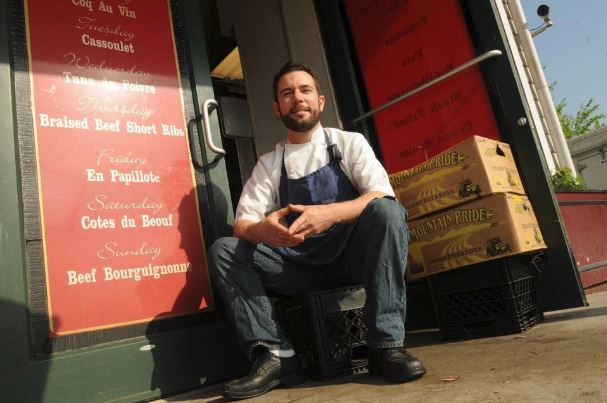 Chef Tripp Engel at Brasserie de Soleil in a photo from 2011. The restaurant is one of three sold to Raleigh-based group. 