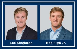 Photos of Associate Brokers Lee Singleton & Rob High