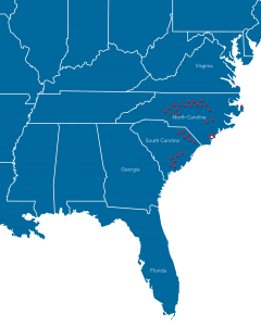 Cape Fear Development Project Map