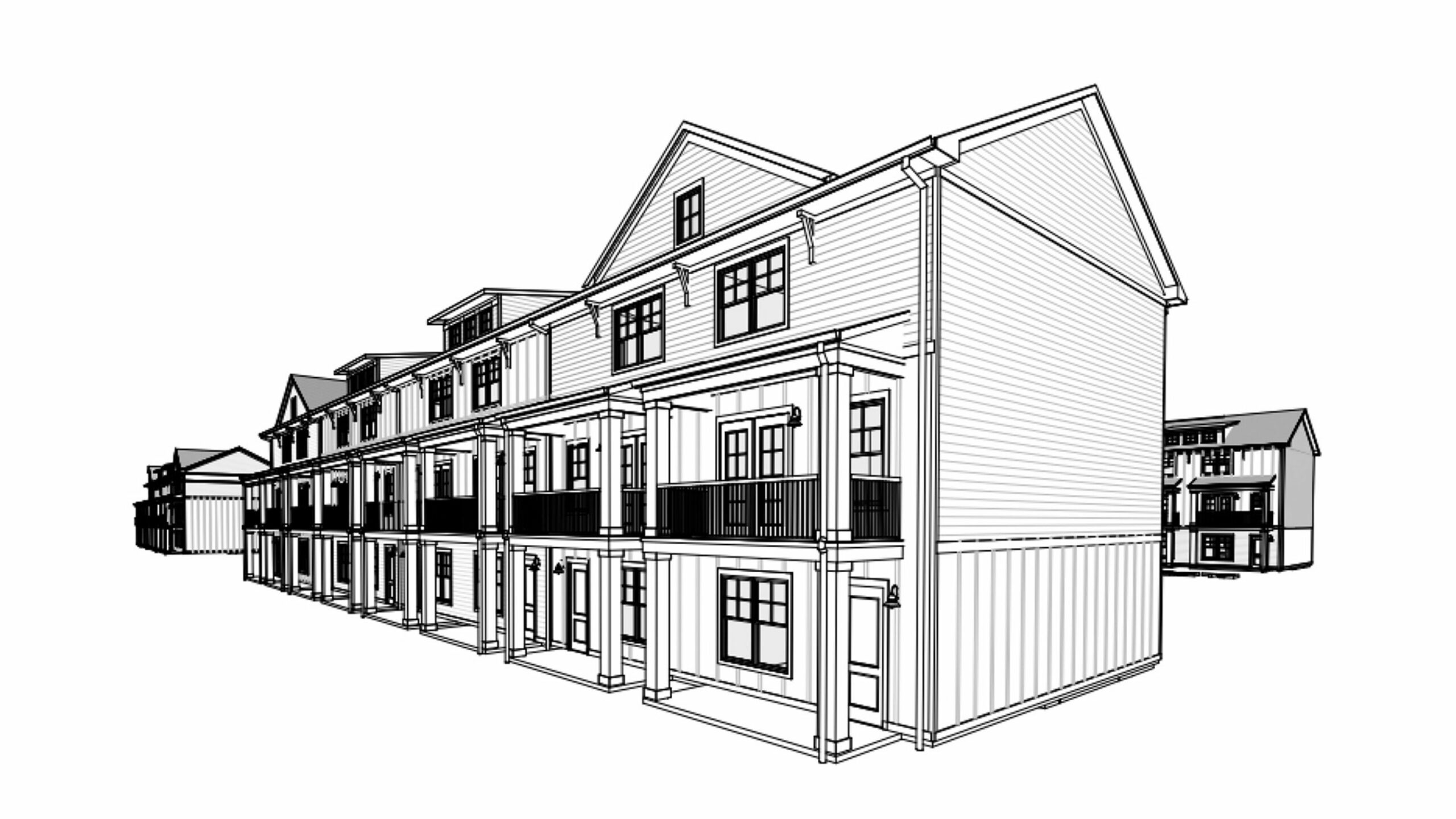 Proximity Blue Clay exterior rendering