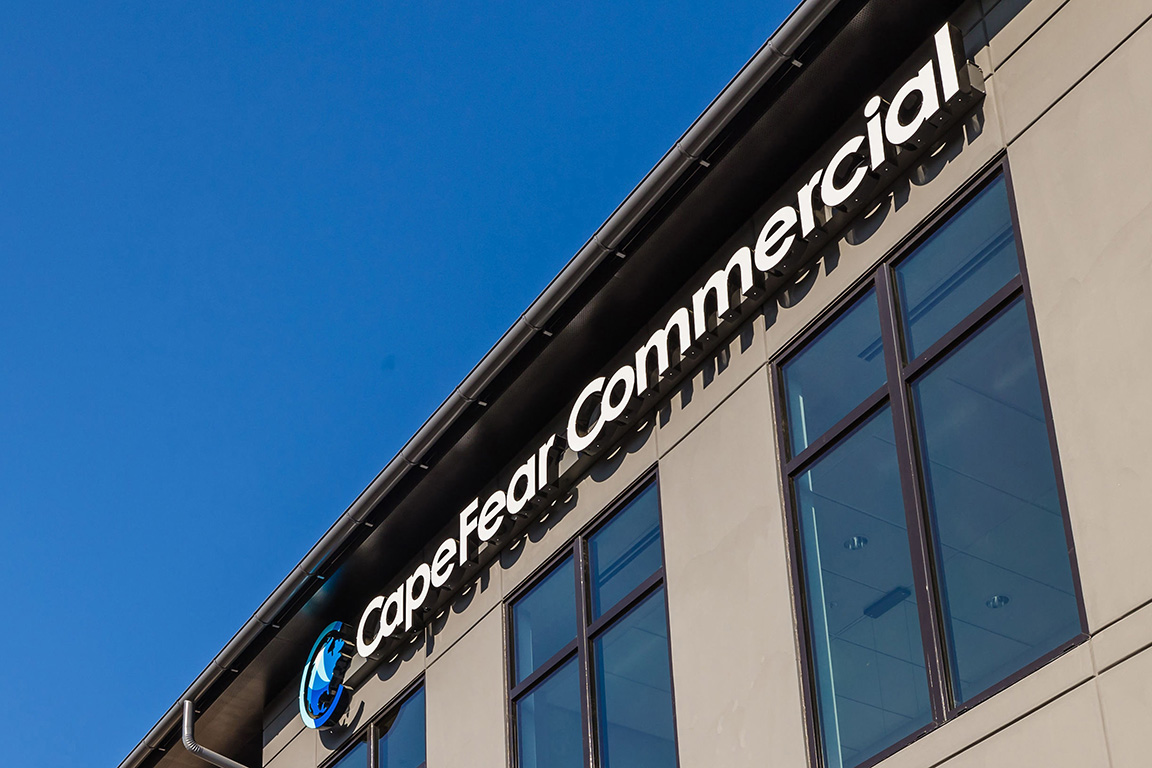 Cape Fear Commercial exterior building sign