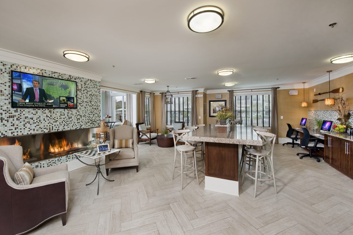 Headwaters at Autumn Hall interior: common space