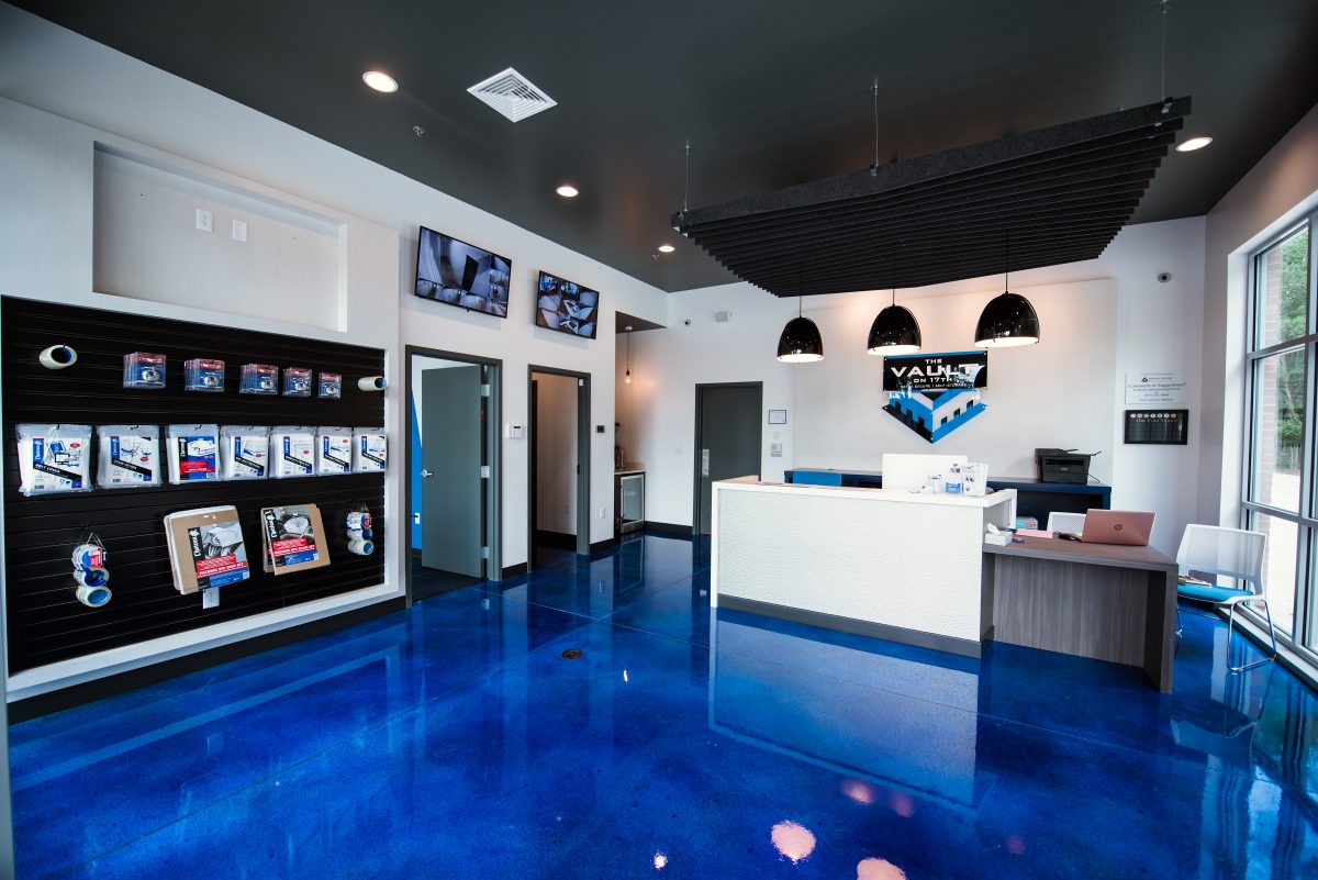 The Vault on 17th interior: lobby