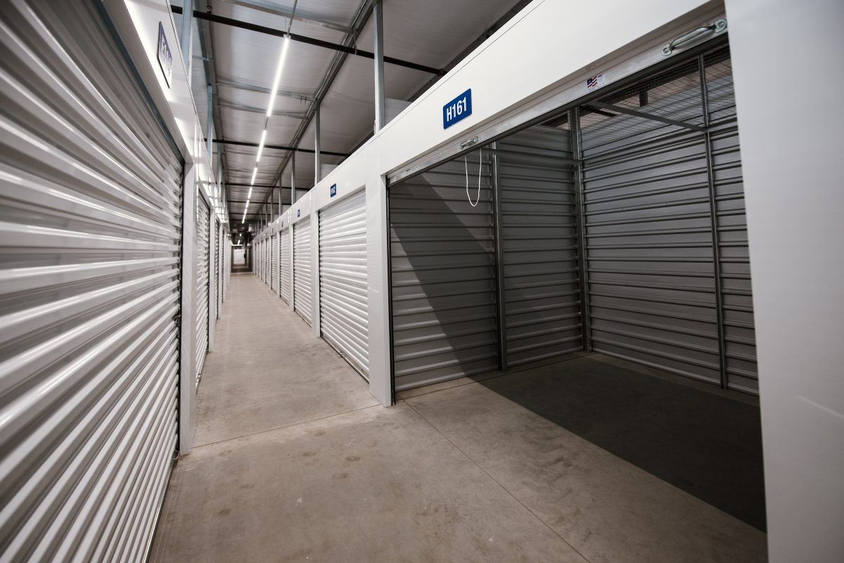 The Vault on 17th interior: storage units