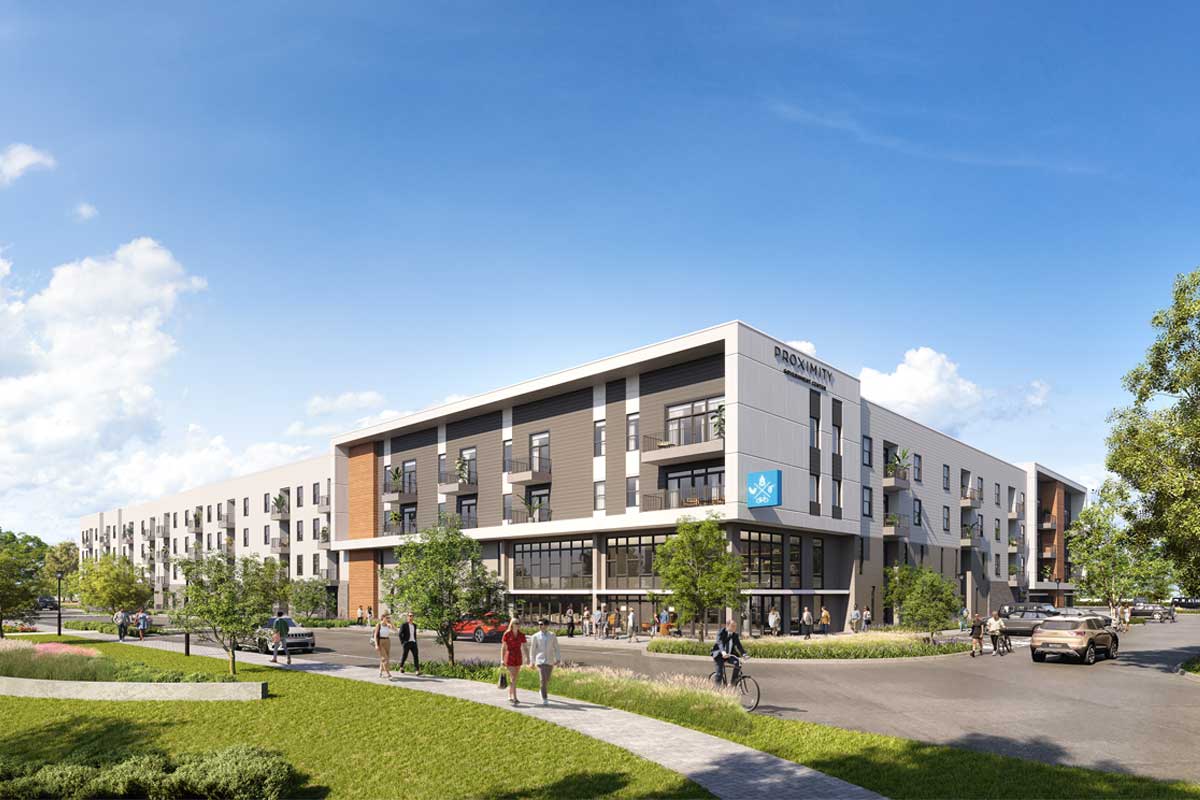 Proximity Government Center exterior rendering
