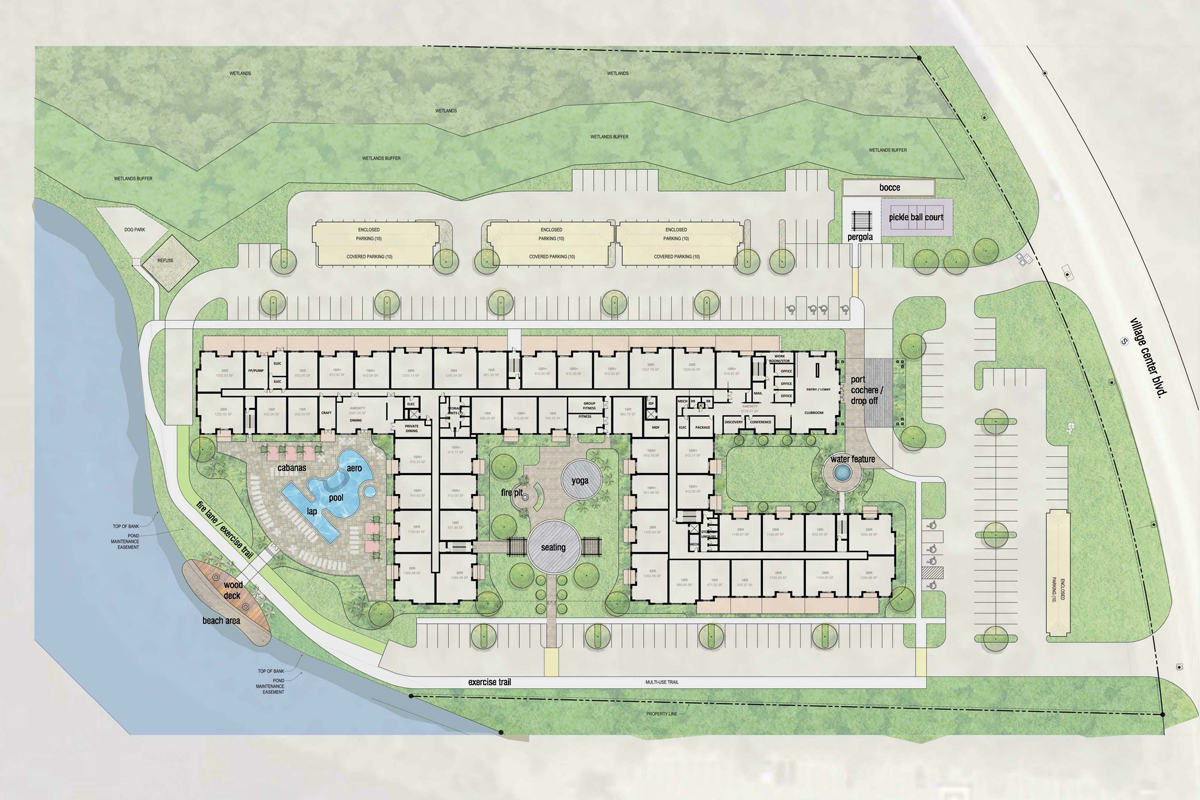 The Leo site plan