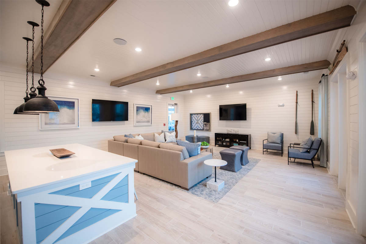Woodlands Landing interior: common space