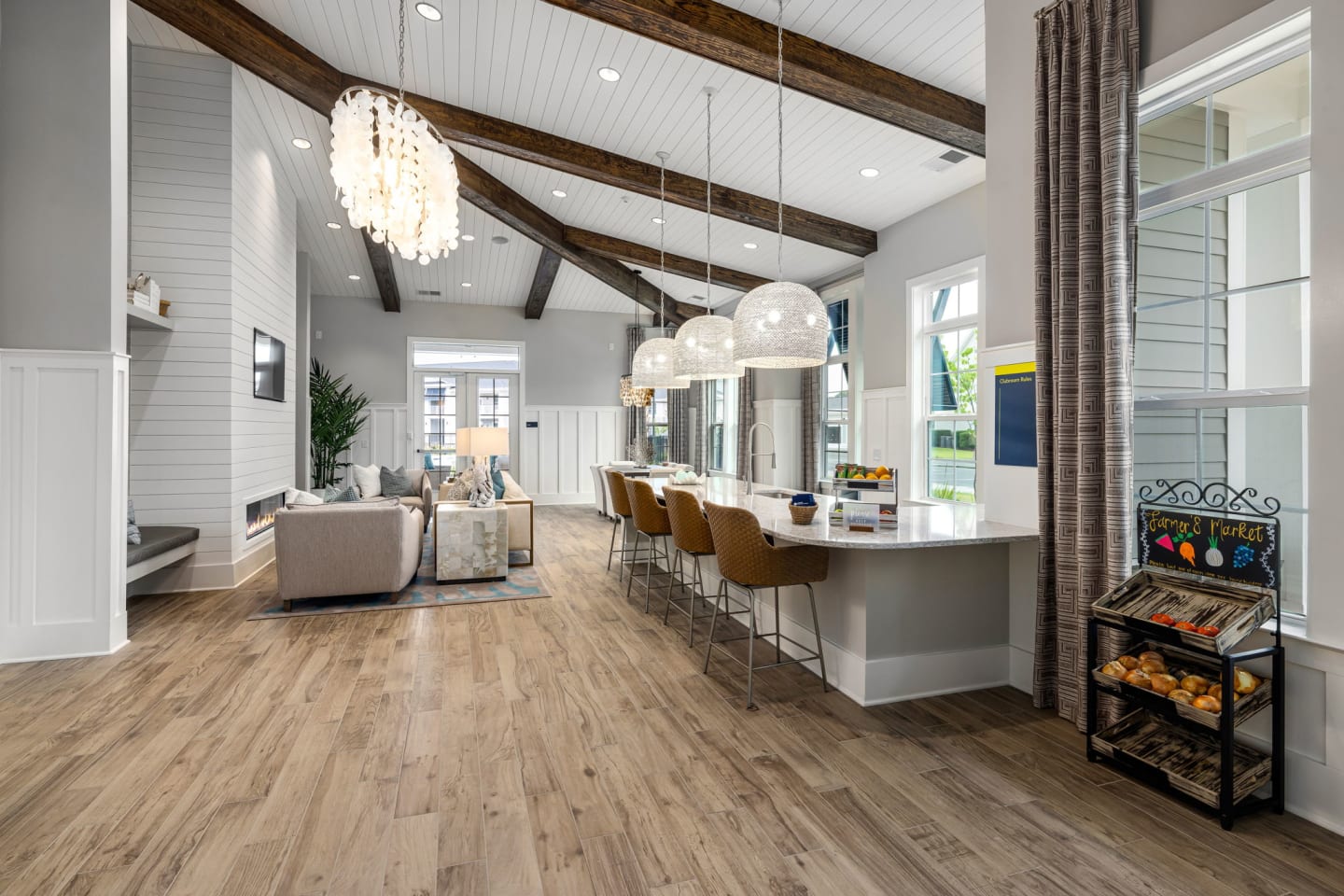 Hudson Carolina Forest interior: common space