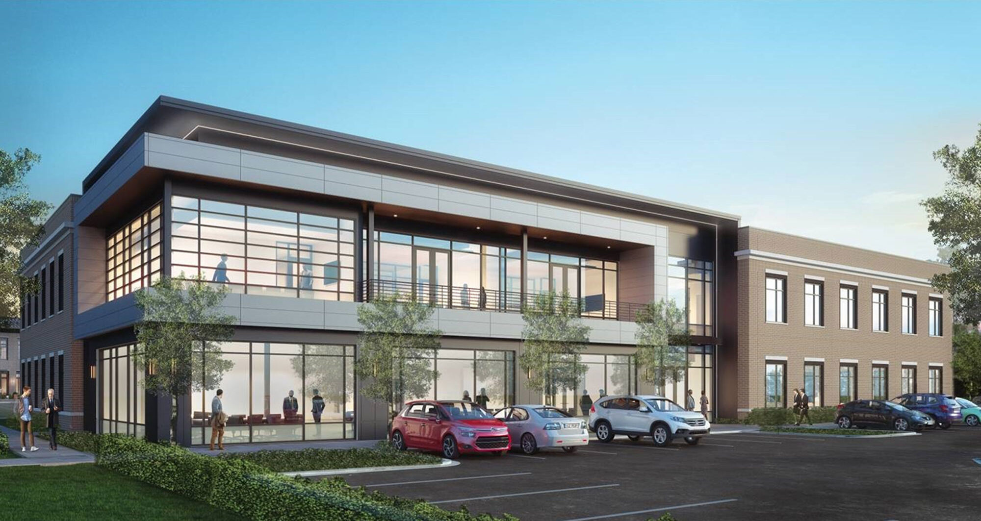Autumn Hall Building 3 exterior rendering