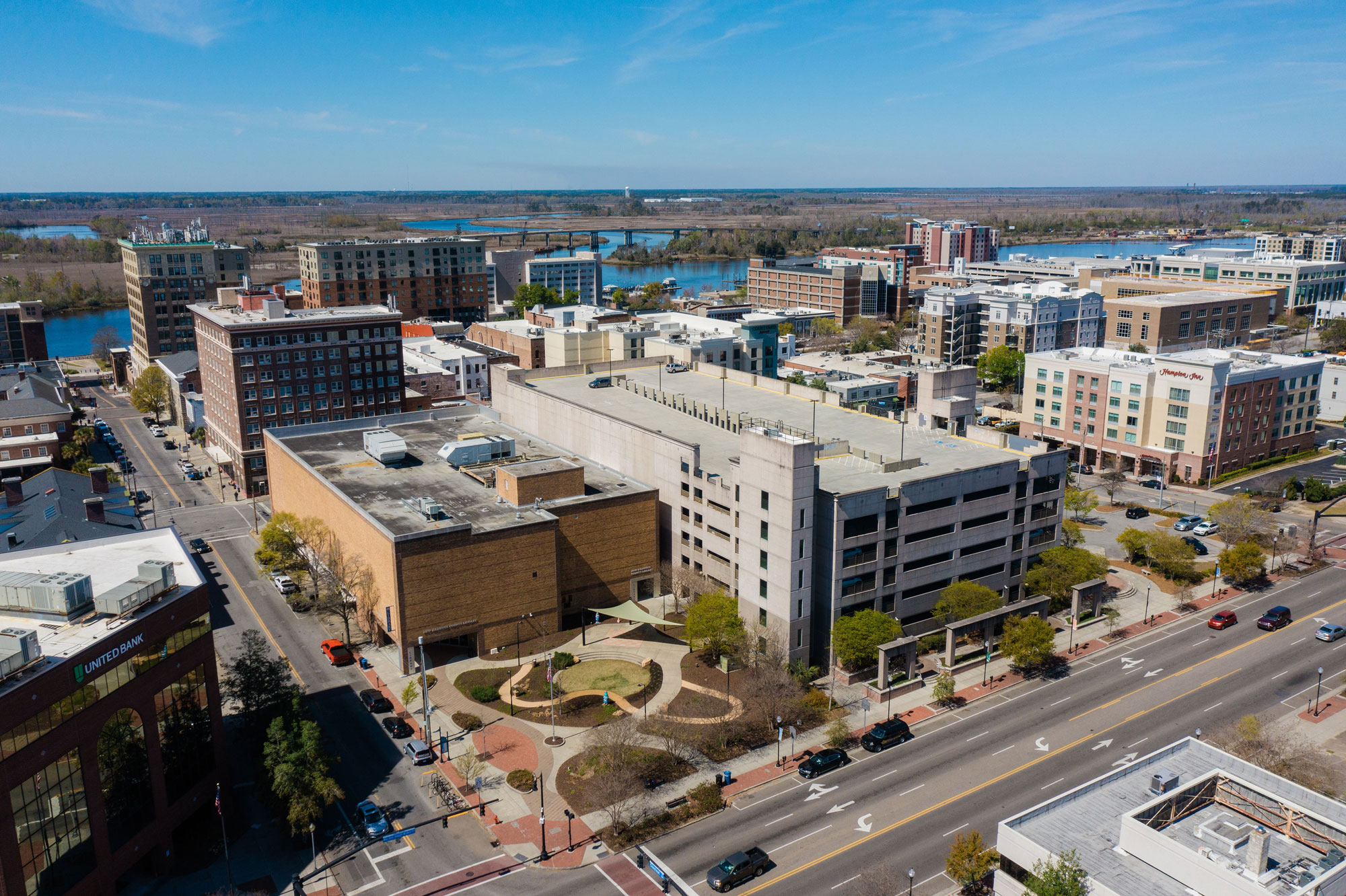Aerial view of Project Grace in downtown Wilmington